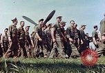 Standbild Personal von 362 Fighter vorbei Kamera Illesheim Deutschland, 1945, aus Sekunde 47 historischem Filmmaterial Videoclip 65675036115