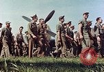 Standbild Personal von 362 Fighter vorbei Kamera Illesheim Deutschland, 1945, aus Sekunde 48 historischem Filmmaterial Videoclip 65675036115