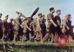 Standbild Personal von 362 Fighter vorbei Kamera Illesheim Deutschland, 1945, aus Sekunde 59 historischem Filmmaterial Videoclip 65675036115