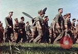 Standbild Personal von 362 Fighter vorbei Kamera Illesheim Deutschland, 1945, aus Sekunde 61 historischem Filmmaterial Videoclip 65675036115
