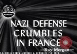 Image of Nazi Defense Crumbles in France France, 1944, second 4 stock footage video 65675036122