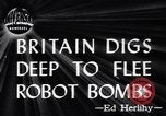 Image of British bomb shelter London England United Kingdom, 1944, second 1 stock footage video 65675036123
