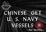 Standbild chinesischen Get US Navy Schiff San Diego California USA, 1946, aus Sekunde 3 historischem Filmmaterial Videoclip 65675036130