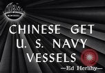 Standbild chinesischen Get US Navy Schiff San Diego California USA, 1946, aus Sekunde 5 historischem Filmmaterial Videoclip 65675036130