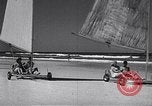Standbild sand Sailing Race Daytona Beach Florida USA, 1946, aus Sekunde 35 historischem Filmmaterial Videoclip 65675036133