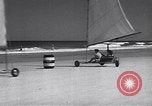 Standbild sand Sailing Race Daytona Beach Florida USA, 1946, aus Sekunde 40 historischem Filmmaterial Videoclip 65675036133