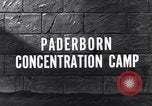 Image Paderborn camp de concentration Paderborn Allemagne, 1945, de la seconde 3 séquences d'archives historiques vidéo 65675036166
