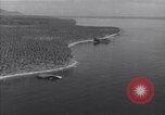 Image of coast line and forests Guadalcanal Solomon Islands, 1943, second 33 stock footage video 65675036177