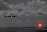 Image of B-29 bomber landing Saipan Northern Mariana Islands, 1944, second 5 stock footage video 65675036186