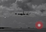 Image of B-29 bomber landing Saipan Northern Mariana Islands, 1944, second 7 stock footage video 65675036186
