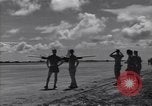 Image of B-29 bomber landing Saipan Northern Mariana Islands, 1944, second 35 stock footage video 65675036186