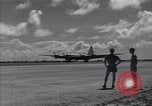 Image of B-29 bomber landing Saipan Northern Mariana Islands, 1944, second 37 stock footage video 65675036186