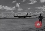 Image of B-29 bomber landing Saipan Northern Mariana Islands, 1944, second 38 stock footage video 65675036186