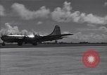Image of B-29 bomber landing Saipan Northern Mariana Islands, 1944, second 41 stock footage video 65675036186