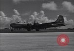 Image of B-29 bomber landing Saipan Northern Mariana Islands, 1944, second 42 stock footage video 65675036186