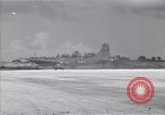 Image of B-29 bomber landing Saipan Northern Mariana Islands, 1944, second 46 stock footage video 65675036186