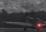 Image of fighter planes take off Guadalcanal Solomon Islands, 1944, second 31 stock footage video 65675036200