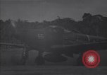 Image of fighter planes take off Guadalcanal Solomon Islands, 1944, second 34 stock footage video 65675036200
