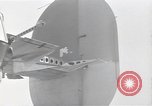 Image of damaged PB-4Y-1 plane Iwo Jima, 1945, second 33 stock footage video 65675036214