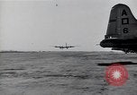 Image of landing of B-29 bombers Iwo Jima, 1945, second 30 stock footage video 65675036216