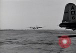 Image of landing of B-29 bombers Iwo Jima, 1945, second 31 stock footage video 65675036216