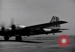 Image of landing of B-29 bombers Iwo Jima, 1945, second 57 stock footage video 65675036216