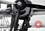Image of engine B-29 bomber Iwo Jima, 1945, second 7 stock footage video 65675036219