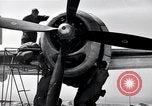 Image of engine B-29 bomber Iwo Jima, 1945, second 10 stock footage video 65675036219