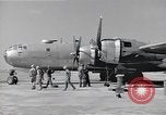 Image of B-29 bomber repaired Iwo Jima, 1945, second 5 stock footage video 65675036224