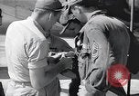 Image of B-29 bomber repaired Iwo Jima, 1945, second 15 stock footage video 65675036224