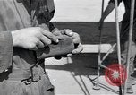 Image of B-29 bomber repaired Iwo Jima, 1945, second 31 stock footage video 65675036224