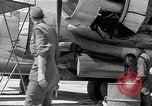 Image of B-29 bomber repaired Iwo Jima, 1945, second 36 stock footage video 65675036224