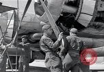 Image of B-29 bomber repaired Iwo Jima, 1945, second 38 stock footage video 65675036224