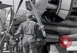 Image of B-29 bomber repaired Iwo Jima, 1945, second 39 stock footage video 65675036224