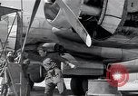 Image of B-29 bomber repaired Iwo Jima, 1945, second 41 stock footage video 65675036224