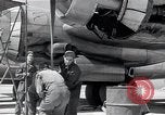 Image of B-29 bomber repaired Iwo Jima, 1945, second 43 stock footage video 65675036224