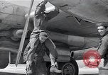 Image of B-29 bomber repaired Iwo Jima, 1945, second 49 stock footage video 65675036224