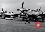 Image of P-51 Mustangs Iwo Jima, 1945, second 8 stock footage video 65675036226