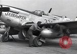 Image of P-51 Mustangs Iwo Jima, 1945, second 22 stock footage video 65675036226