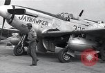 Image of P-51 Mustangs Iwo Jima, 1945, second 24 stock footage video 65675036226