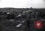 Image of P-51D Mustang aircraft 44-63912 after ground looping on Iwo Jima Iwo Jima, 1945, second 6 stock footage video 65675036227