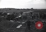 Image of P-51D Mustang aircraft 44-63912 after ground looping on Iwo Jima Iwo Jima, 1945, second 8 stock footage video 65675036227