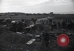 Image of P-51D Mustang aircraft 44-63912 after ground looping on Iwo Jima Iwo Jima, 1945, second 9 stock footage video 65675036227