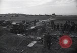 Image of P-51D Mustang aircraft 44-63912 after ground looping on Iwo Jima Iwo Jima, 1945, second 11 stock footage video 65675036227
