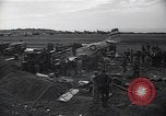 Image of P-51D Mustang aircraft 44-63912 after ground looping on Iwo Jima Iwo Jima, 1945, second 13 stock footage video 65675036227