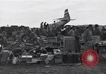 Image of P-51D Mustang aircraft 44-63912 after ground looping on Iwo Jima Iwo Jima, 1945, second 19 stock footage video 65675036227