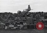 Image of P-51D Mustang aircraft 44-63912 after ground looping on Iwo Jima Iwo Jima, 1945, second 20 stock footage video 65675036227