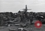 Image of P-51D Mustang aircraft 44-63912 after ground looping on Iwo Jima Iwo Jima, 1945, second 22 stock footage video 65675036227
