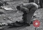 Image of P-51D Mustang aircraft 44-63912 after ground looping on Iwo Jima Iwo Jima, 1945, second 27 stock footage video 65675036227