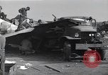 Image of P-51D Mustang aircraft 44-63912 after ground looping on Iwo Jima Iwo Jima, 1945, second 34 stock footage video 65675036227
